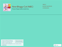 Tablet Screenshot of newbloggycat.com